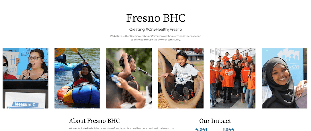 Fresno Building Healthy Communities New Website Preview Image