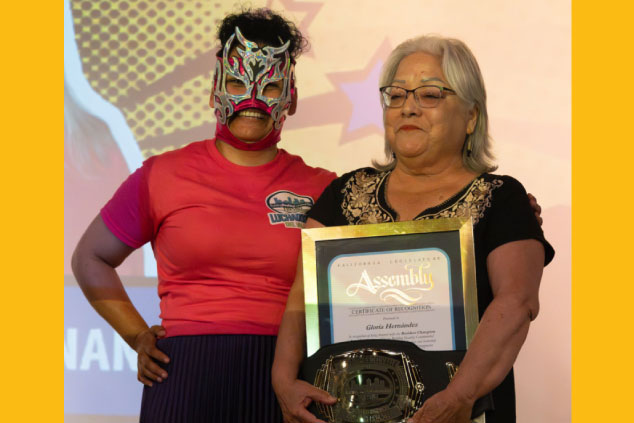 Resident Champion Gloria Hernandez