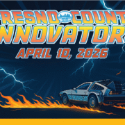 Event banner and logo that reads, "Fresno County Innovators. April 10, 2026."